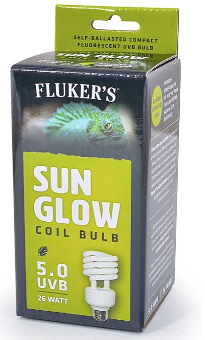 Fluker's Sun Glow Coil Bulb 5.0 UVB (26 Watt)