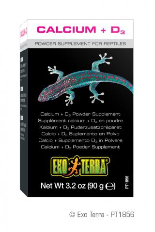 Exo Terra Calcium Powder +D3 (3.2 oz)