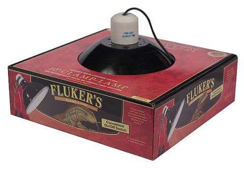 Fluker's Ceramic Clamp Lamp (10")