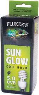 Fluker's Sun Glow Coil Bulb 5.0 UVB (13 Watt)