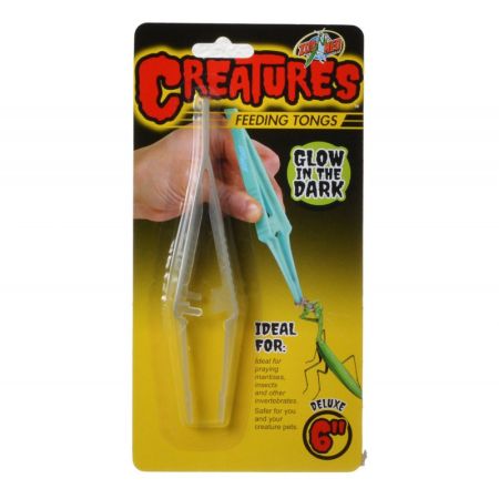 Zoo Med plastic glow in the dark feeding tongs